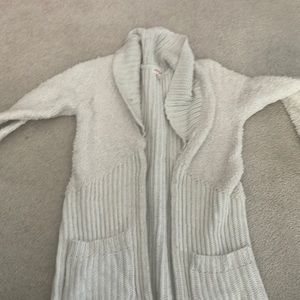 CAT AND JACK (target kids) cardigan! beige and sparkly! super cute!!
